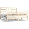 vidaXL Bed Frame without Mattress Solid Wood 160x200 cm