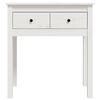 vidaXL Console Table White 70x35x75 cm Solid Wood Pine