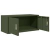 vidaXL Storage Cabinet Olive Green 90 x 40 x 40 cm Cold-Rolled Steel