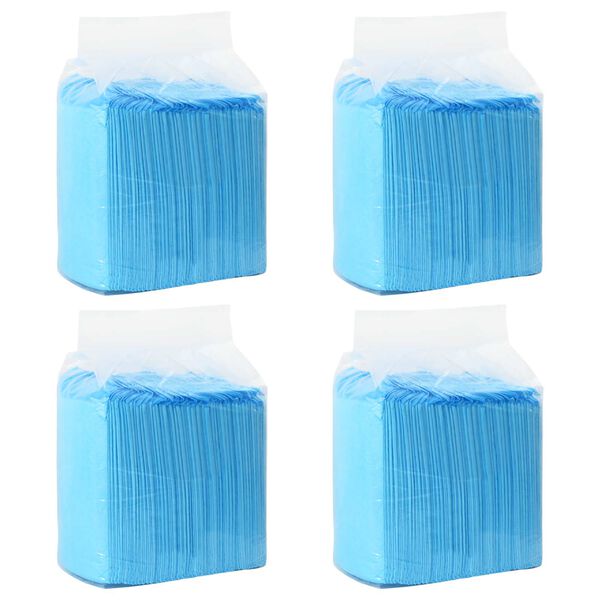 vidaXL Pet Training Pad 200 pcs Blue and White 120 x 80 cm