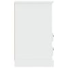 vidaXL Bedside Cabinet High Gloss White 43x36x60 cm
