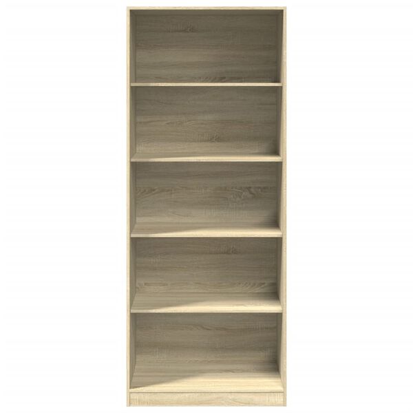 vidaXL Wardrobe Sonoma Oak 80x50x200 cm Engineered Wood