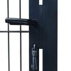 vidaXL Fence Gate Steel 100x200 cm Anthracite