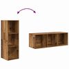 vidaXL TV Cabinet Set Old Wood 37 x 37 x 107 cm Engineered Wood