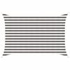 vidaXL Sunshade Sail Light Grey and White 2 x 3 m HDPE