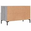 vidaXL TV Cabinet Grey Sonoma 80x36x50 cm Engineered Wood