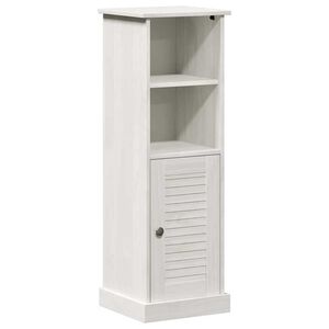 vidaXL Bathroom Cabinet VIGO White 37 x 34 x 110 cm Solid pine wood