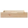 vidaXL Under-Bed Drawers with Wheels 2 pcs 85x55x17 cm Solid Wood Pine
