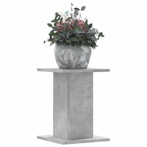 vidaXL Plant Stands 2 pcs Concrete Grey 30x30x40 cm Engineered Wood