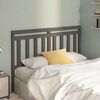 vidaXL Bed Headboard Grey 166x4x100 cm Solid Wood Pine