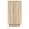 vidaXL Bedside Cabinet with LED Lights Sonoma Oak 38x34x65 cm