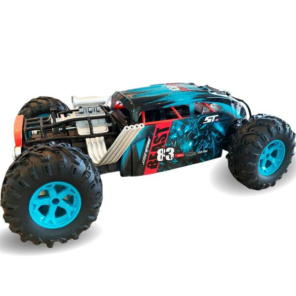 Gear2Play Radio-controlled Toy Racing Car Giant Beast 2.0 Blue 1:12