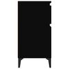 vidaXL Bedside Cabinets 2 pcs Black 40x35x70 cm