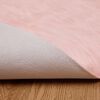 vidaXL Faux Sheepskin Rug Tafalla Pink &Oslash; 100 cm Polyester