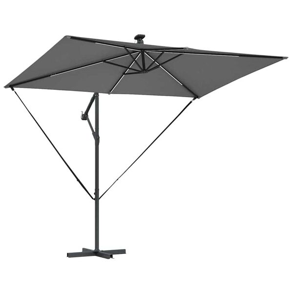 vidaXL Cantilever Banana Parasol Anthracite 294 x 200 x 254 cm