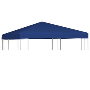 vidaXL Gazebo Top Cover 310 g/m&sup2; 3x3 m Blue