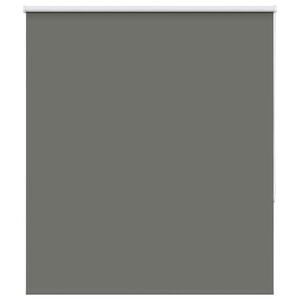 vidaXL Roller Blind Blackout Grey 140x150 cm Fabric Width 136.6 cm Polyester