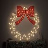 vidaXL Wreath with 150 LEDs Warm white 121 x 121 x 10 cm PET