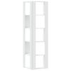 vidaXL Corner Bookcase 5-Tier White 50x50x179 cm Engineered Wood