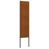 vidaXL Garden Privacy Screen Rusty 32 x 140 cm Weathering Steel