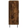 vidaXL Sideboard Smoked Oak 69.5x34x90 cm Engineered Wood
