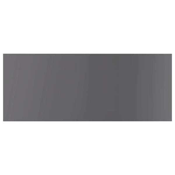 vidaXL Bookshelf Boards 4 pcs High Gloss Grey 100x40x1.5 cm Engineered Wood