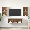 vidaXL TV Cabinet Set Wall-mounted 3 pcs Artisan Oak Engineered Wood