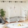 vidaXL Kids Bed Frame White 80x160 cm Solid Wood Pine