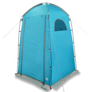 vidaXL Shower Tent Blue Waterproof