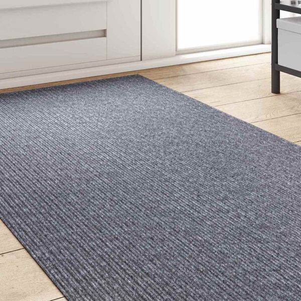 vidaXL Carpet Runner Light Grey 80 x 400 cm Fabric