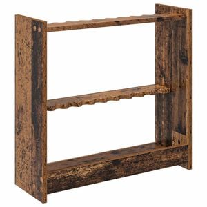 vidaXL Billiard Cue Stand Engineered Wood 60 x 20 x 57 cm Old Wood