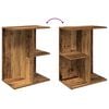 vidaXL Bedside Table Old Wood 46.5x29x61 cm Engineered Wood