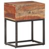vidaXL Bedside Table 40x30x50 cm Rough Acacia Wood