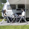 Campart Travel Camping Roll-Up Table Texas Aluminium 110x70x70 cm