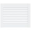 vidaXL Cabinet Door Louvred Design White 39.5x49.4 cm Solid Wood Pine