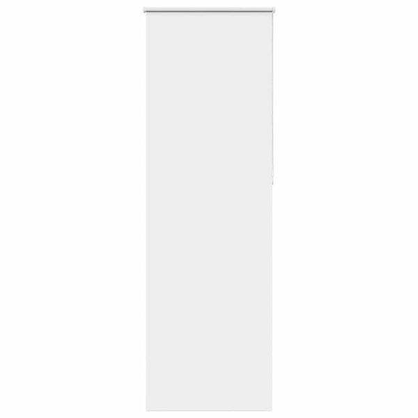 vidaXL Roller Blind Blackout White 85x230 cm Fabric Width 80.7 cm Polyester