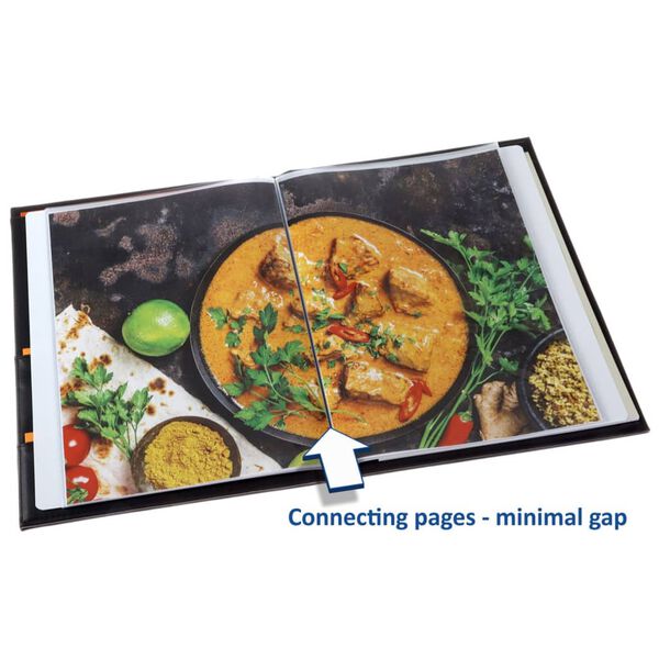 rillstab Display Book A4 Ambassador Luxe 20 Pockets Black