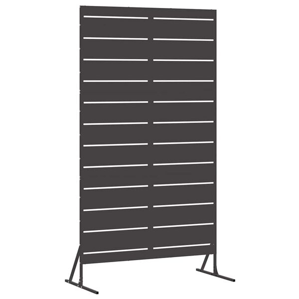 vidaXL Privacy Screen Black 100 x 50 x 180 cm Steel