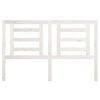 vidaXL Bed Headboard White 156x4x100 cm Solid Pine Wood