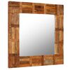 vidaXL Wall Mirror Solid Reclaimed Wood 60x60 cm