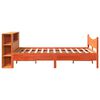 vidaXL Bed Frame without Mattress Wax Brown 160x200 cm Solid Wood Pine