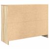 vidaXL Sideboard with Drawer Sonoma Oak 101x35x76 cm Engineered Wood