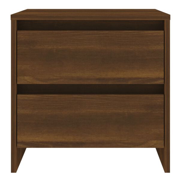 vidaXL Bedside Cabinets 2 pcs Brown Oak 45x34.5x44.5 cm Engineered Wood