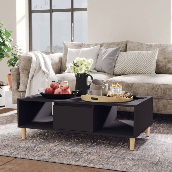 vidaXL Coffee Table Grey 103.5x60x35 cm Engineered Wood