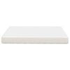 vidaXL Bed Mattress with Mattress Cream 140 x 190 cm Fabric