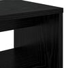 vidaXL TV Cabinet Black Oak 60 x 30 x 40 cm Engineered Wood