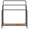vidaXL Cloth Rack Old Wood 90 x 30 x 100.5 cm Engineered wood