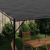 vidaXL Gazebo Anthracite 4x4 m 180 g/m² Fabric and Steel