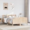 vidaXL Bed Frame without Mattress 140x200 cm Solid Wood Pine