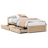 vidaXL Bed Frame without Mattress 90x190 cm Single Solid Wood Pine